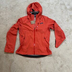 New Patagonia Women's Granite Crest Rain Jacket Pimento Red Size Medium